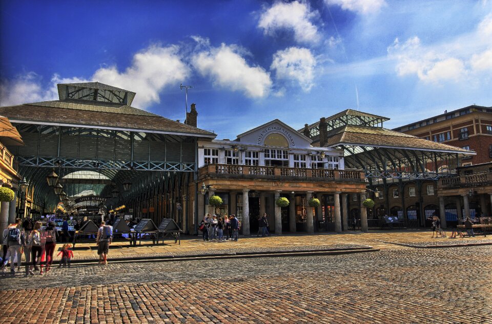 Covent garden urban landscape market