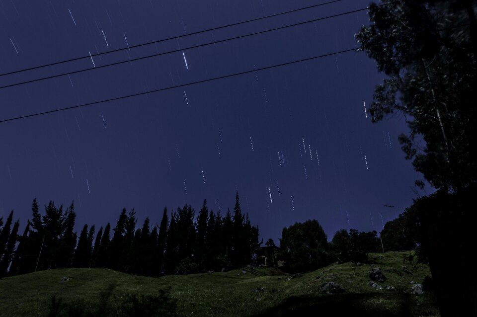Expose night sky sky