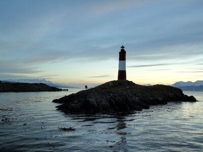 Patagonia lighthouse at the end of the world navigation