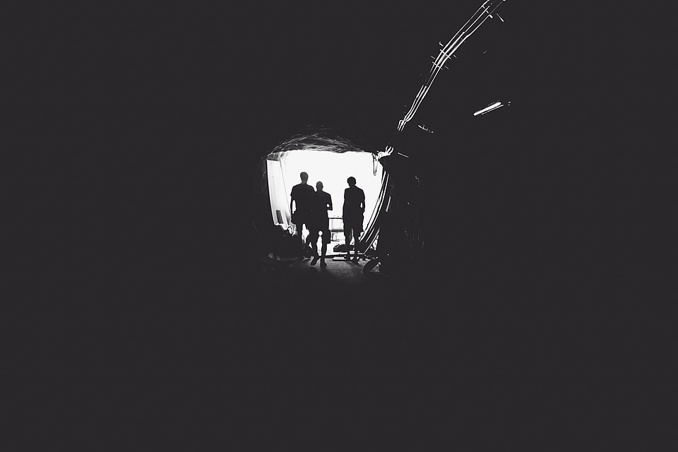 People silhouettes men