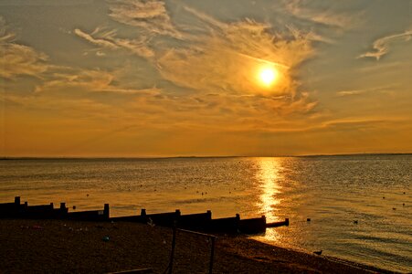 Coastline coast evening