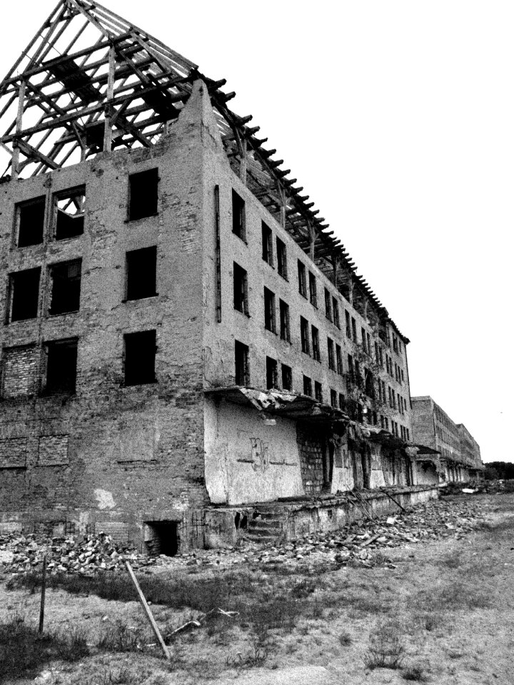 The ruins of the pustostan borne sulinowo