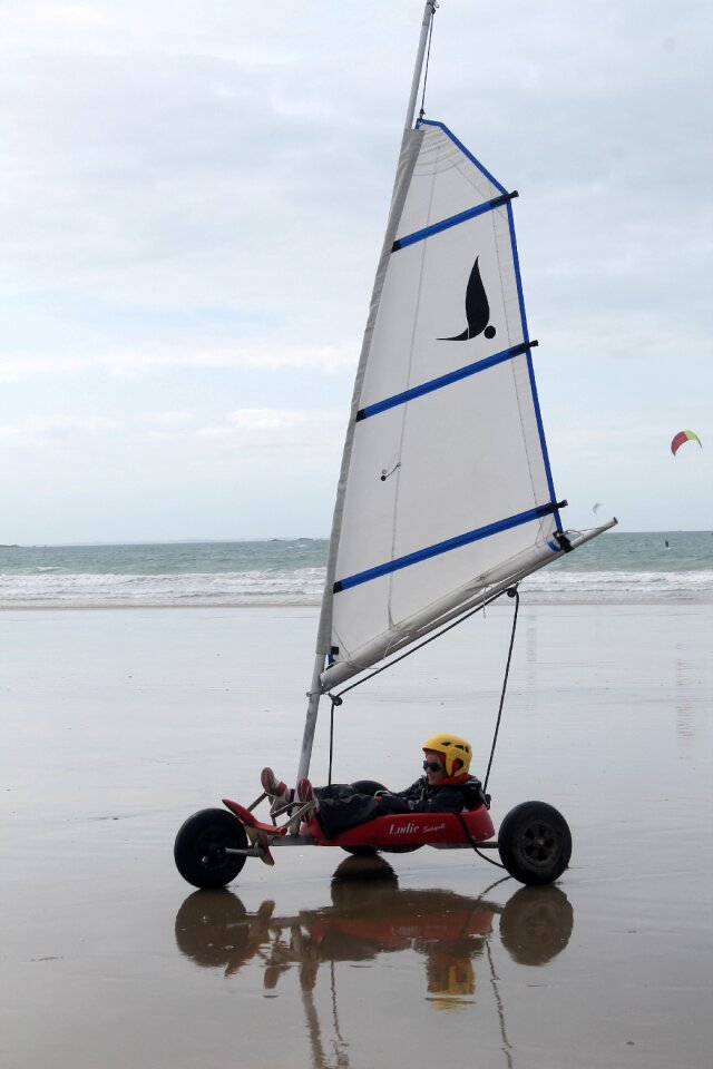 Rainy cold sailing