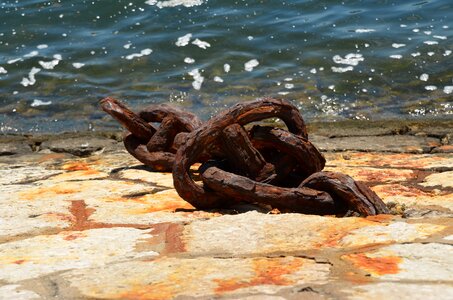 Rusted metal weathered