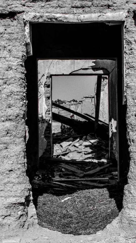 Abandoned ruined damage