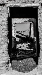 Abandoned ruined damage