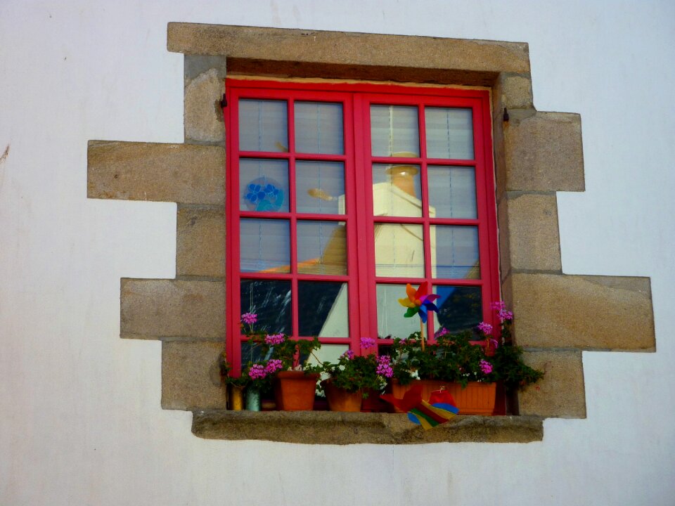 Red architecture house