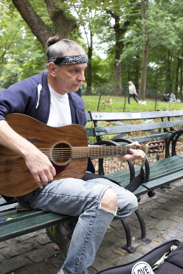 Street musician instrument