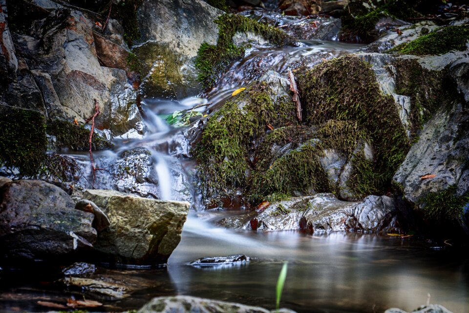 River stones rock