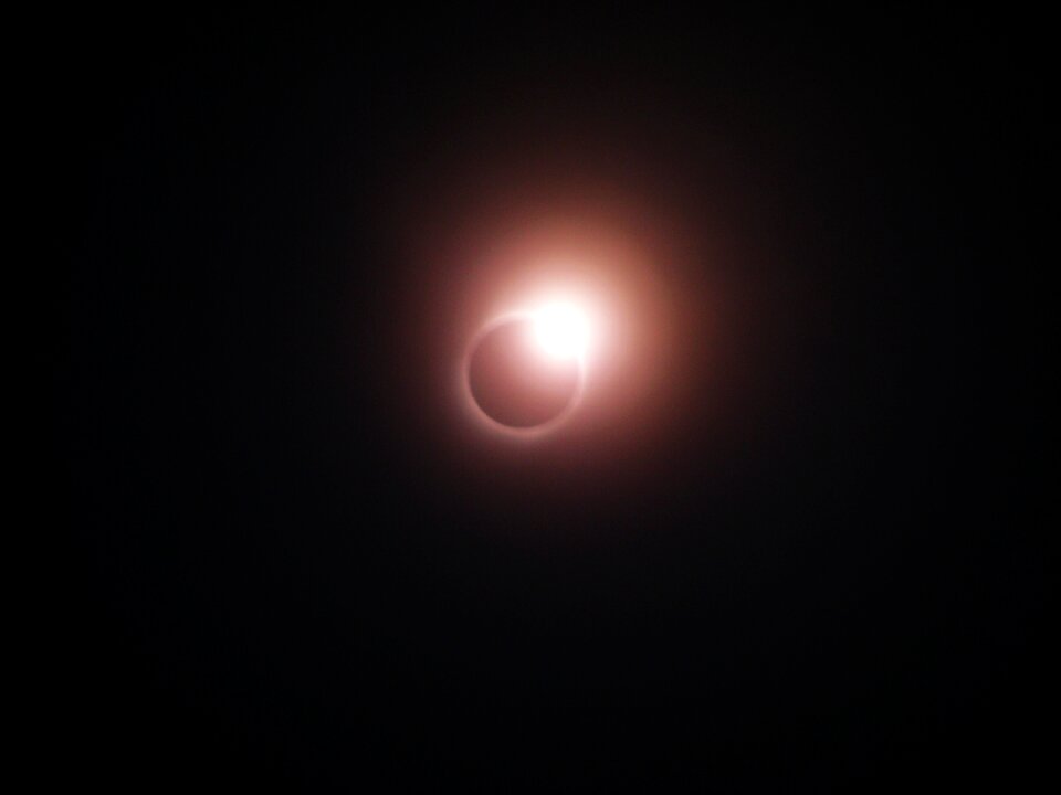 Total solar eclipse ring china
