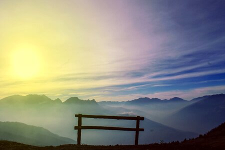Relax tree high mountains