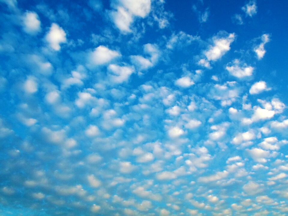 Cloud blue landscape