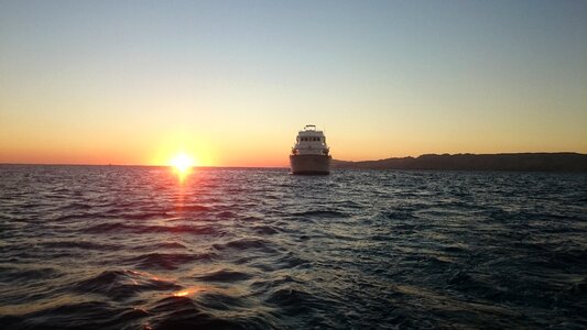 Yacht morning five hours