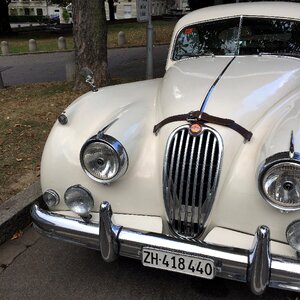 White oldtimer automotive