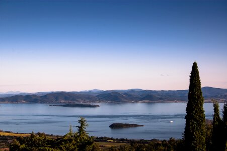 Nature sky water lake trasimeno photo