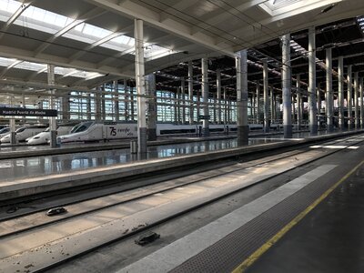 Train station platform railway photo