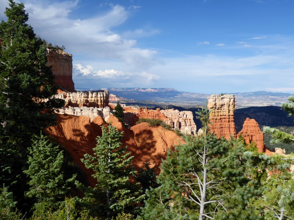 Landscape tourist site cliff