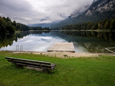 Landscape south tyrol snow photo