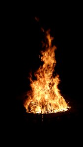 Bonfire fireplace photo