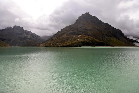 Montafon reservoir lake photo