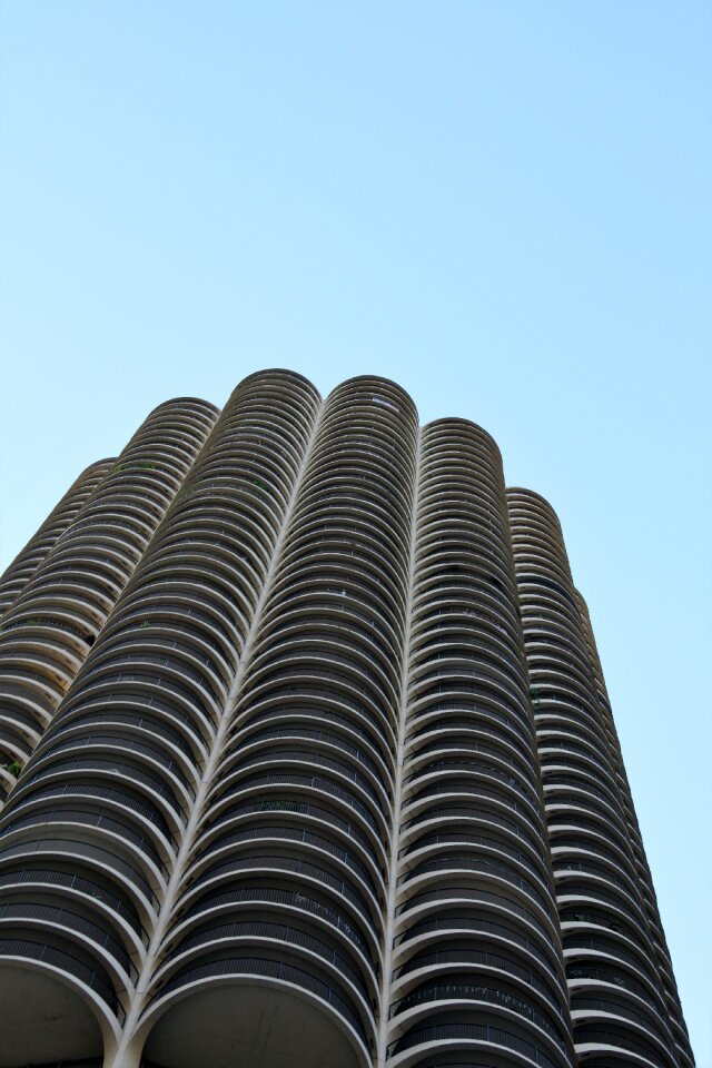 Skyscraper facades building
