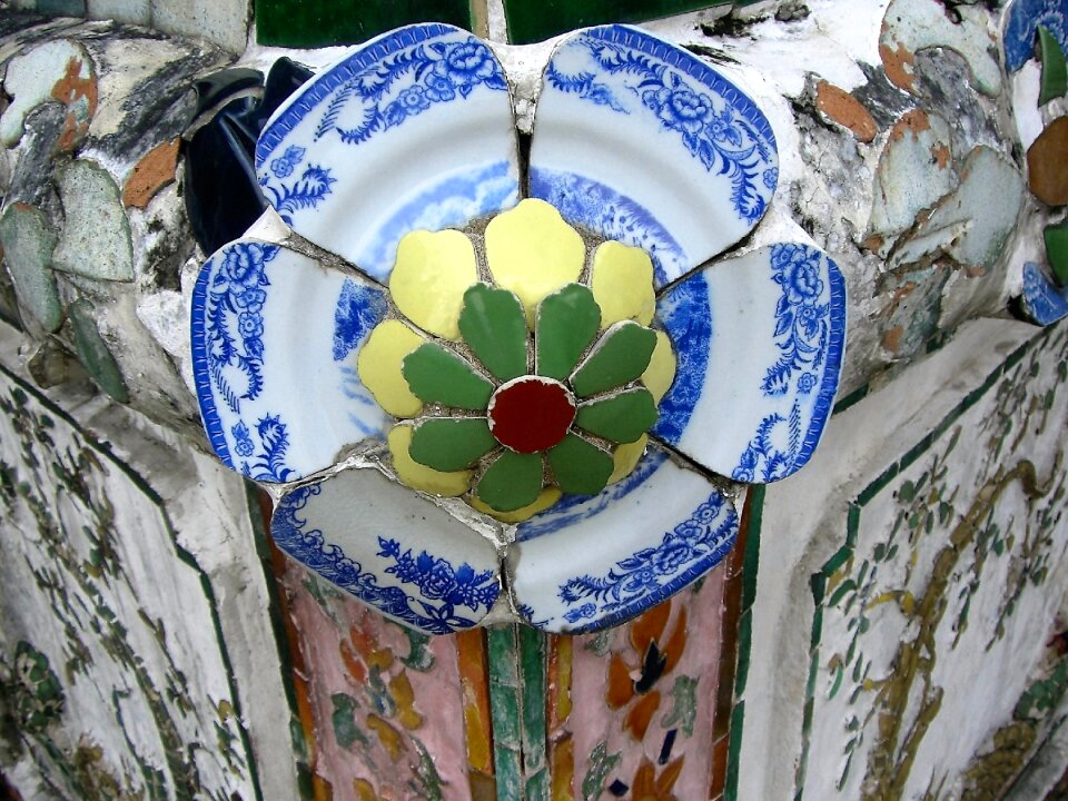 Flower mosaic thailand