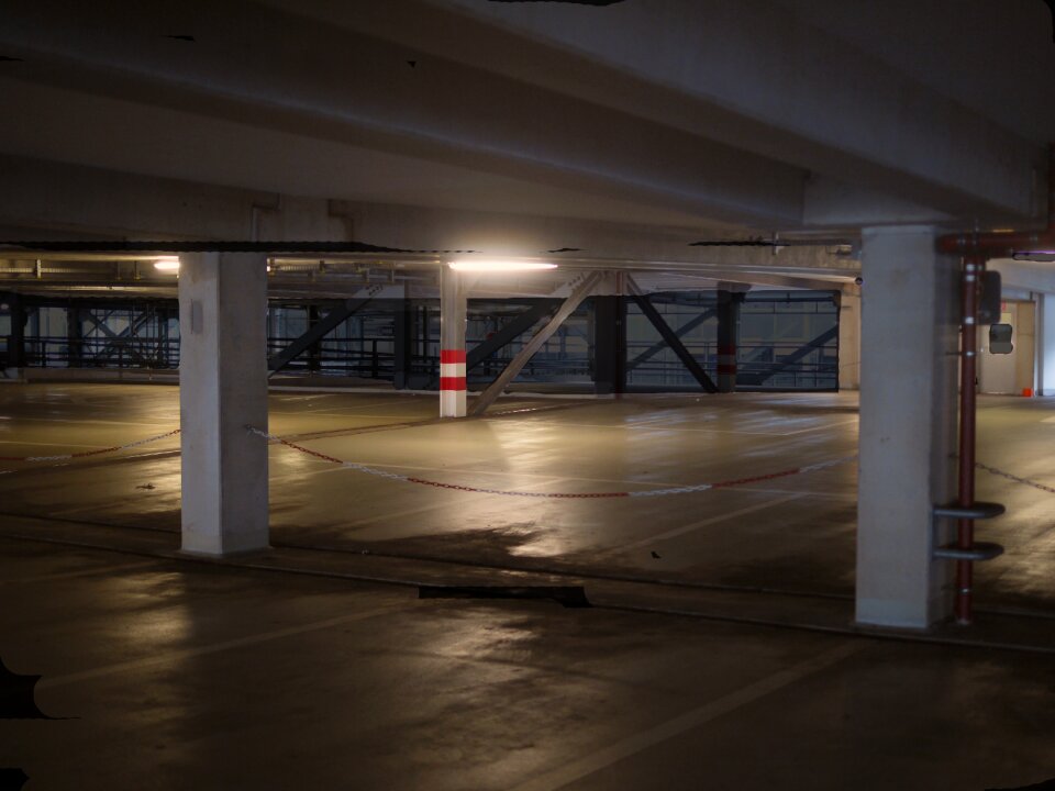 Dark weird parking level