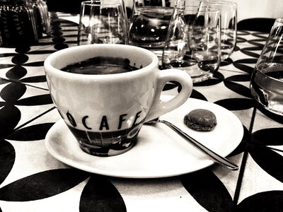 Lungo black and white