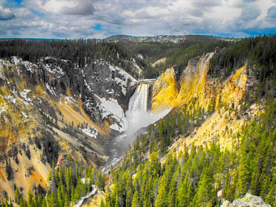 Geyser yellowstone old