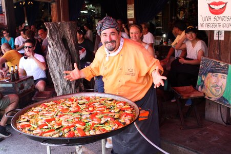 Large pan eat jatujak market