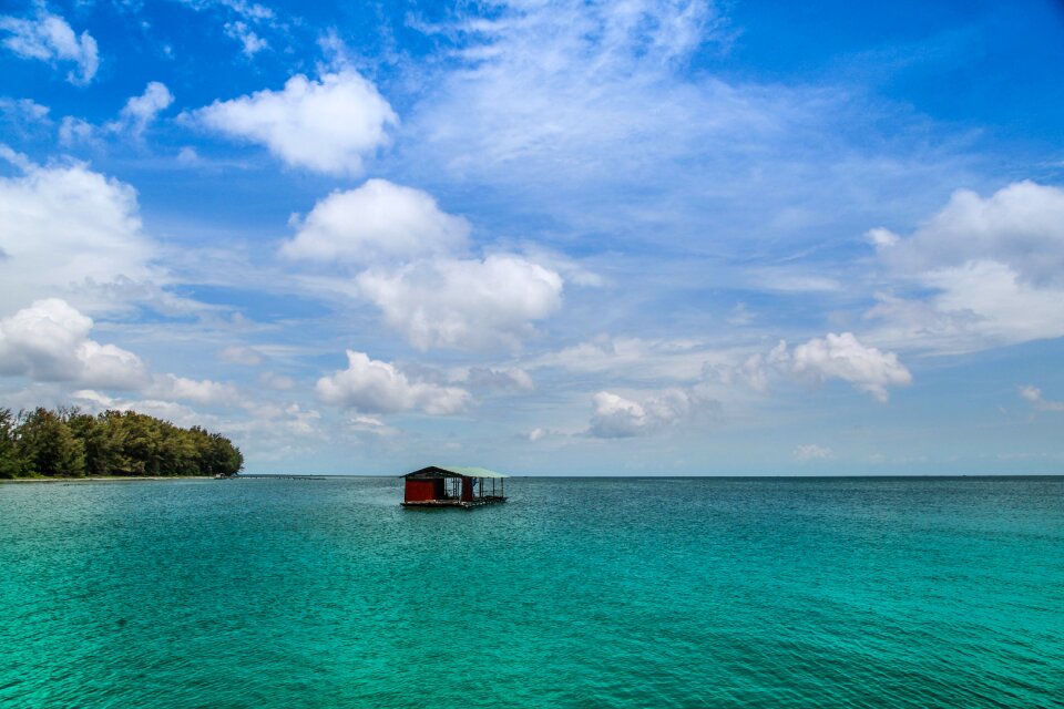 Ocean floating house