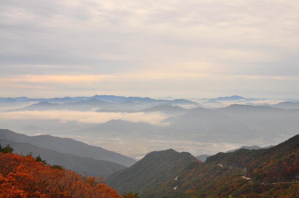 Scenic landscape autumn