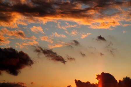 Summer sky landscape