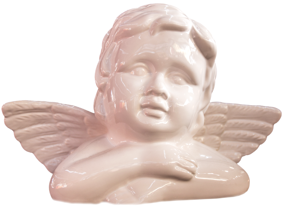 Deco angel statue