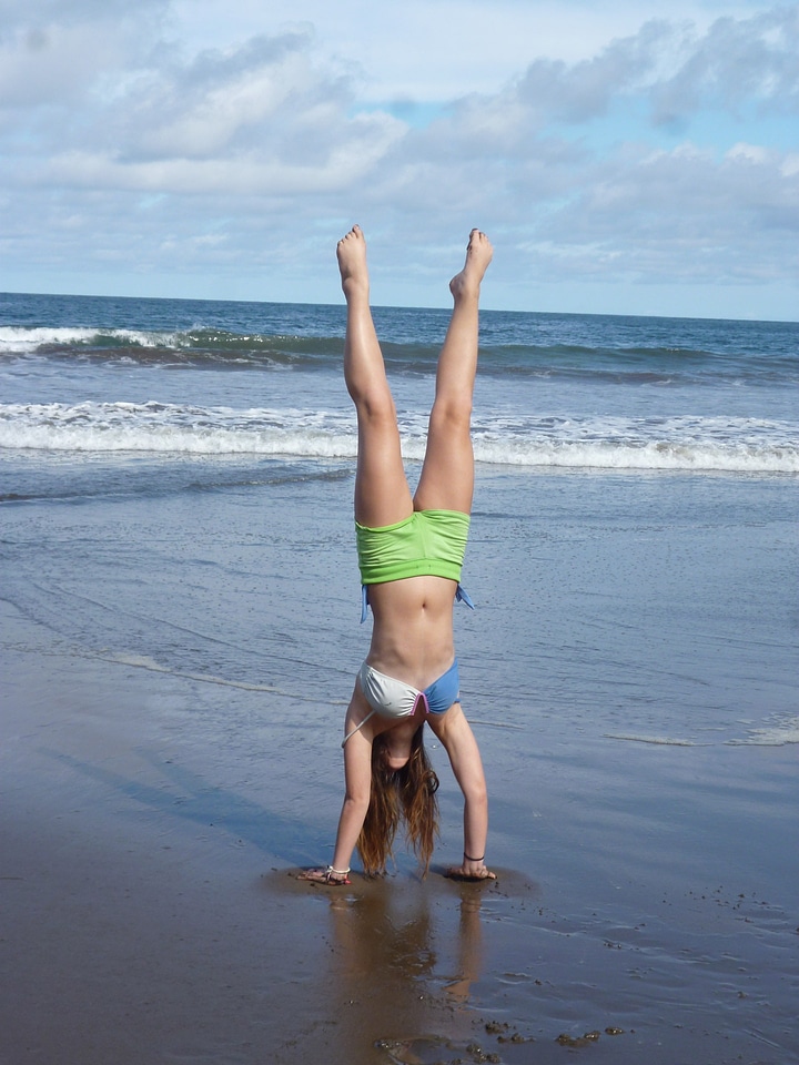 Back acrobatics exercise