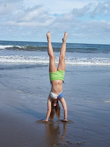 Back acrobatics exercise