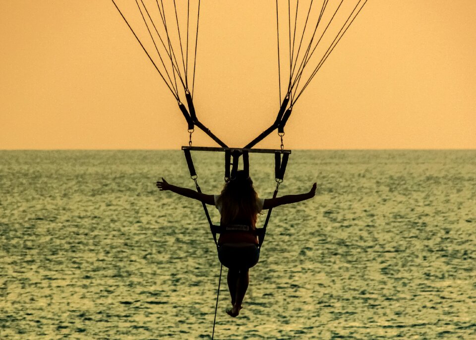 Sky extreme parachute