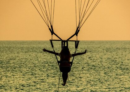 Sky extreme parachute