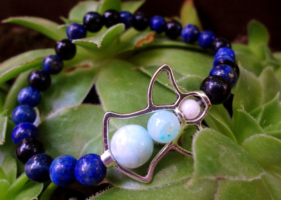 Lapis lazuli angel jewelry