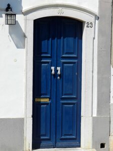 Mediterranean house entry architecture photo