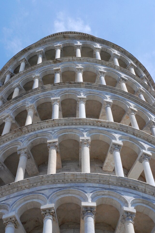 Leaning tower italy medieval
