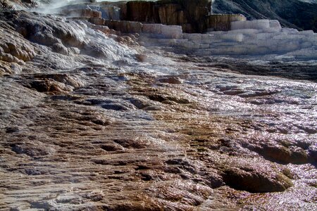 Sinter terassen volcano america