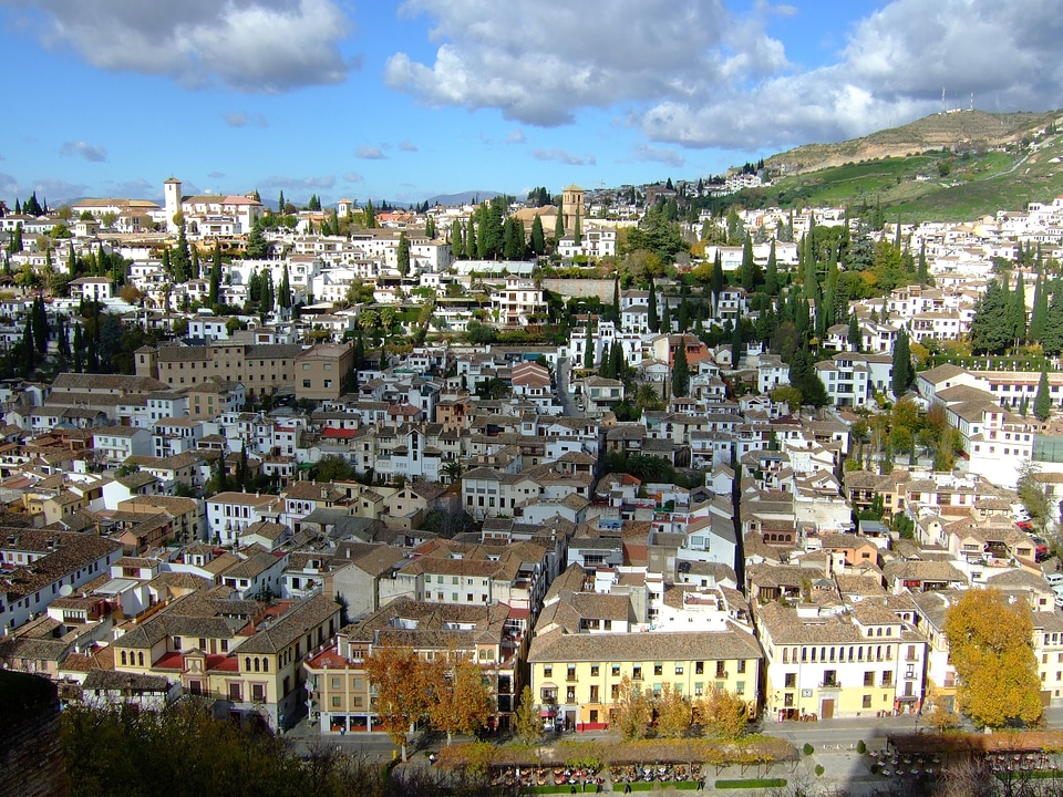 Spain city alhambra