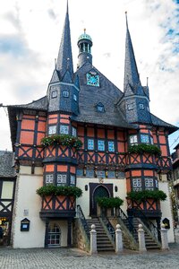 Fachwerkhaus historically historic center photo