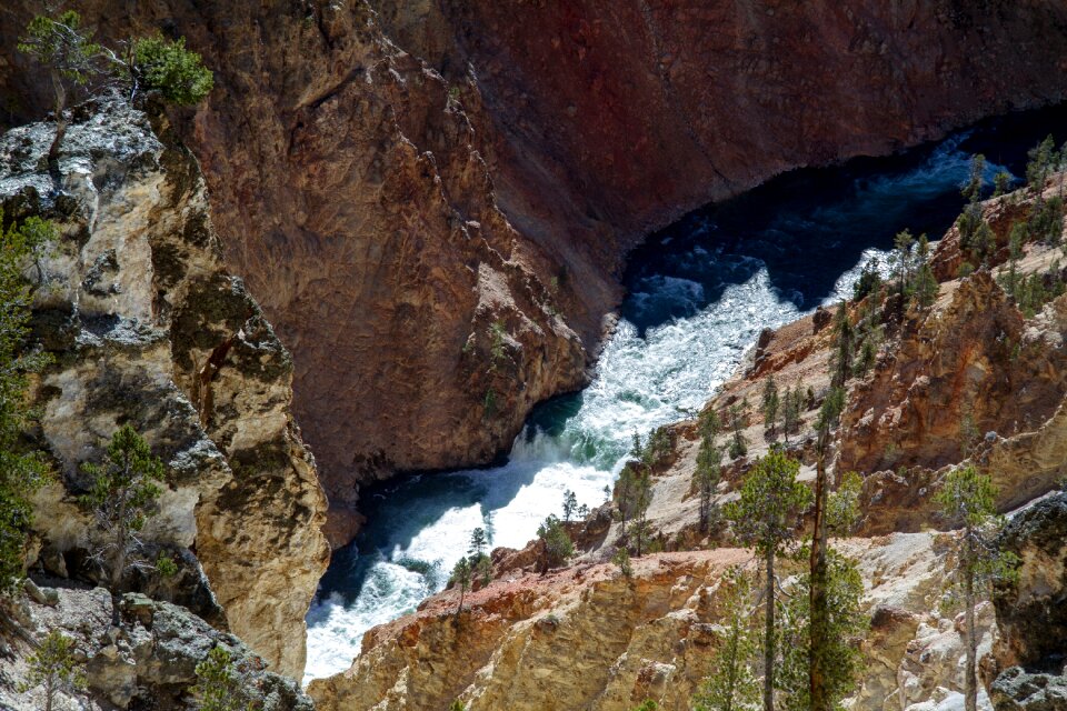 Usa yellowstone river yellowstone grand canyon