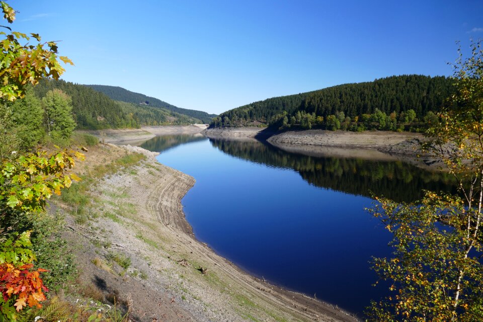 Reservoir oker landscape
