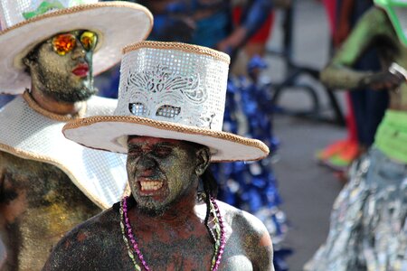 Dominican republic costume hat photo