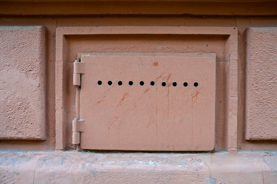 Metal plate art nouveau building