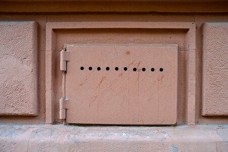 Metal plate art nouveau building