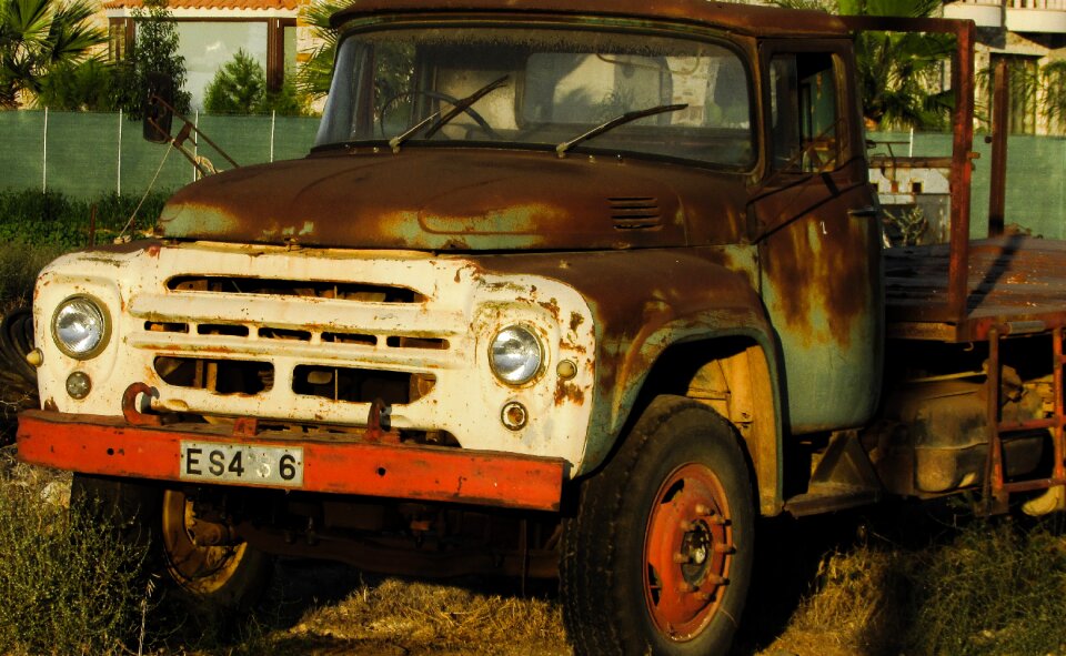 Rusty antique rusted
